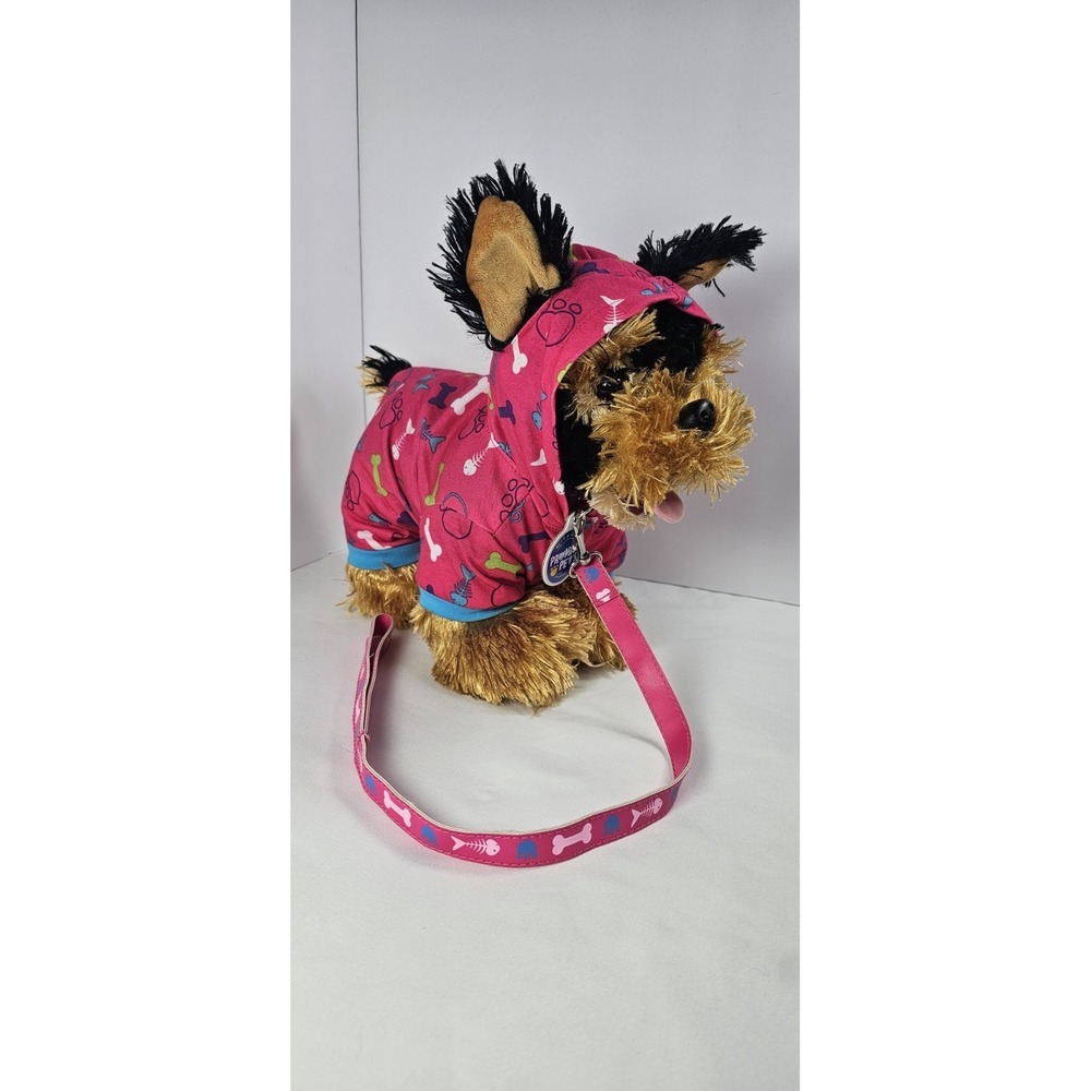 Build A Bear Promise Pets Yorkie Dog Plush 12" Stuffed Animal Browns‎ Black BABW